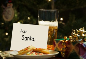 Santa likes beer too.