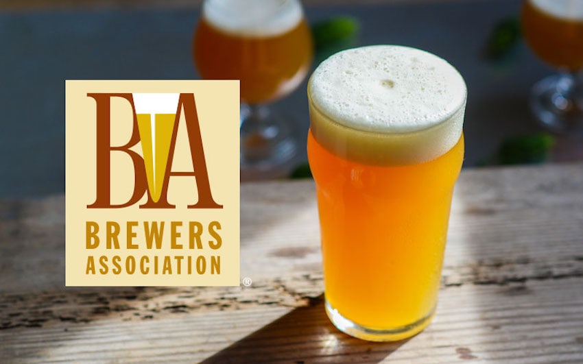 Brewers Association Logo with a Beer